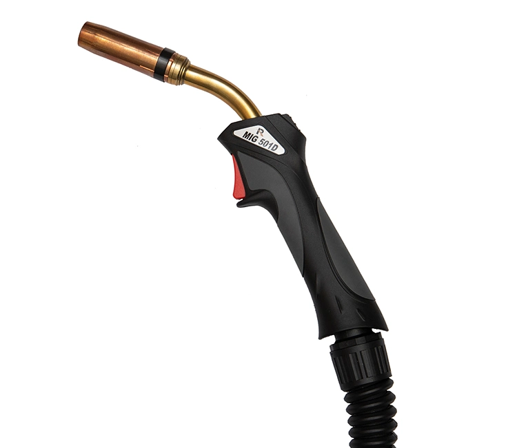 Rhk 2022 New Custom MB501 CE Certificate 3m 4m 5m Euro 500AMP CO2 Water Cooled 501d MIG Welding Torch with Euro Adaptor